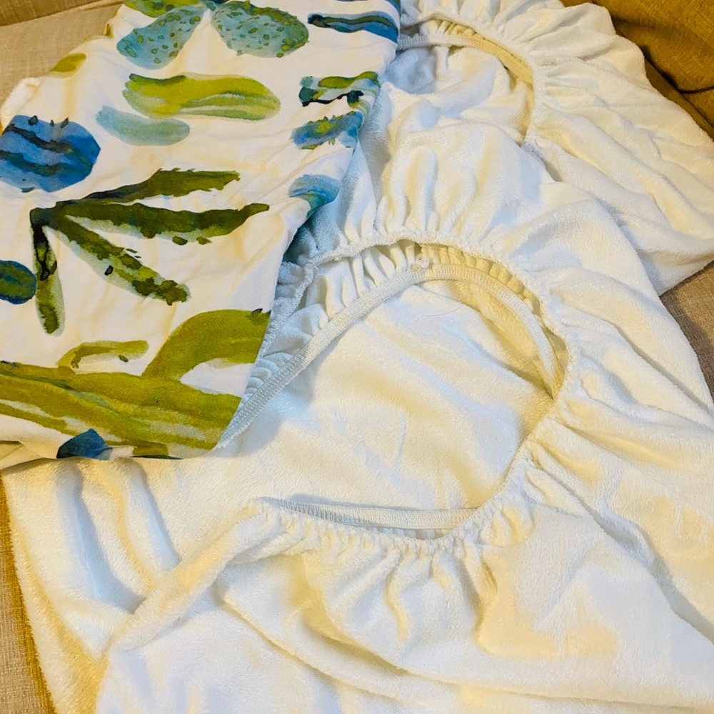 Baby changing pad covers - set of 3